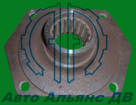 Фланец хвост. редуктора зад.моста 6-угольный HD 15тн 18шлицов Dшл.60/54