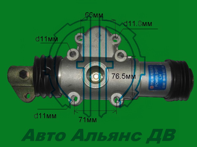 Пневмоусилитель КПП левый