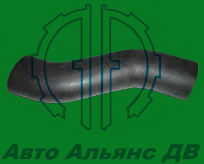 Патрубок тосольный AC-540/D6AU/AV D65/65 L330 S-обр. низ №25414-8C100