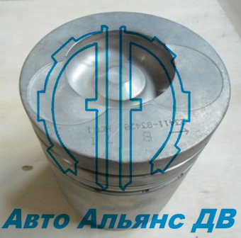 Поршень ДВС D6AB d камеры=70 №23411-83420